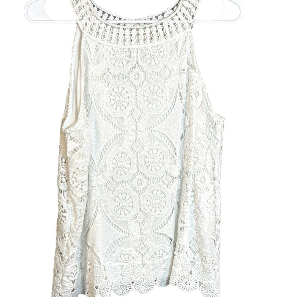 Adiva Lace Sleeveless Top